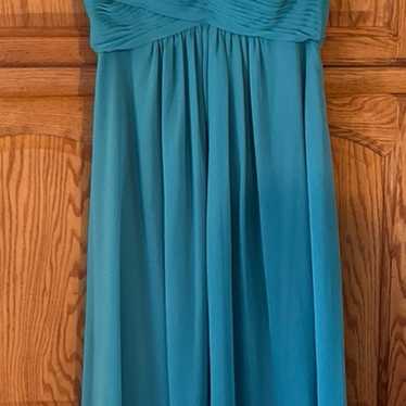 Teal Maxi party dress S - image 1