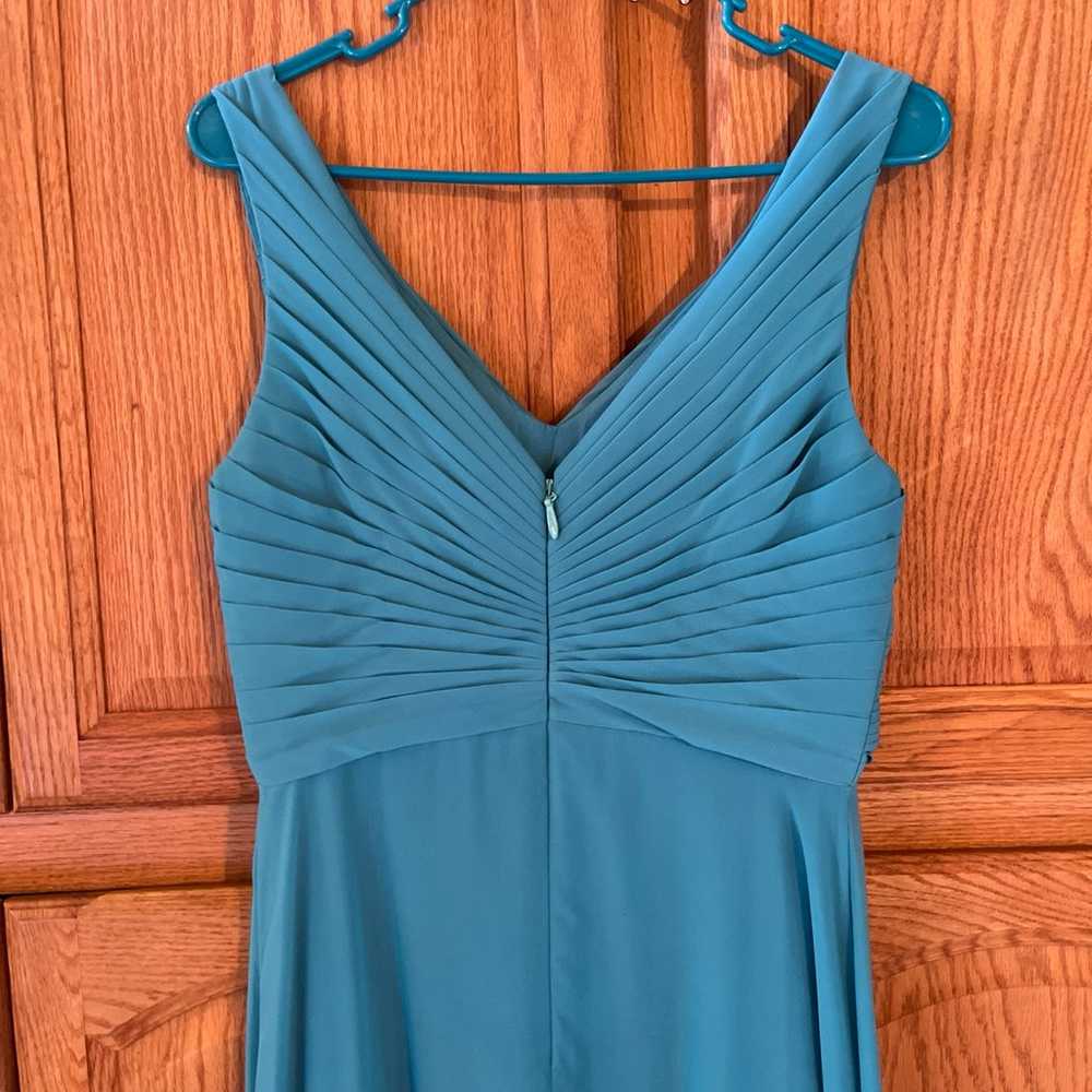 Teal Maxi party dress S - image 5