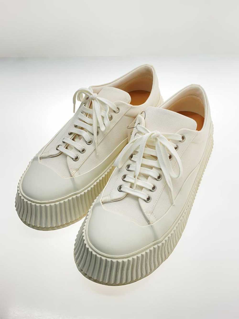 Jil Sander Low Cut Sneakers/41/White/Canvas/Js381… - image 2