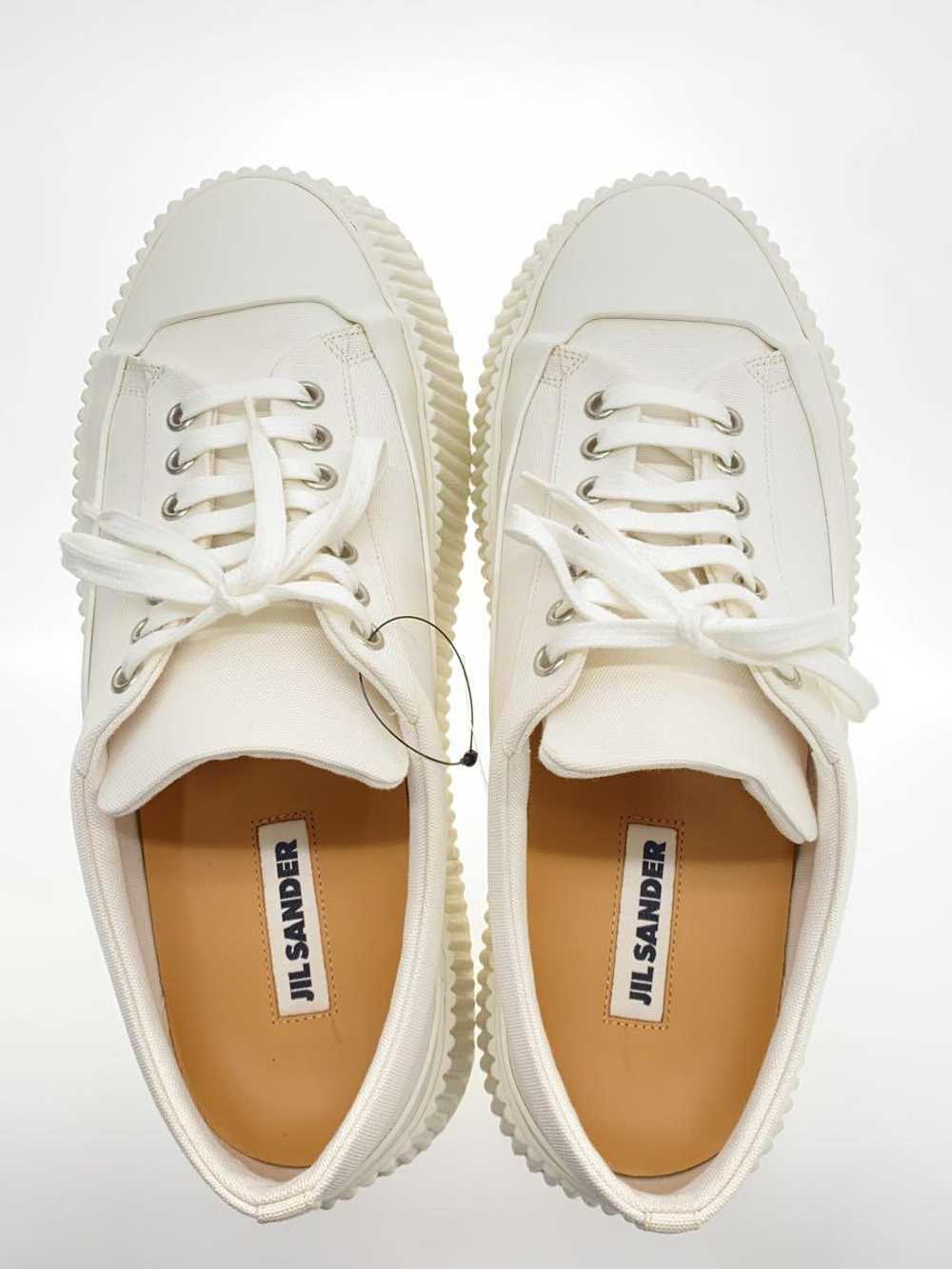 Jil Sander Low Cut Sneakers/41/White/Canvas/Js381… - image 3