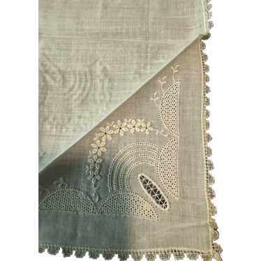 GORGEOUS Rare French Hanky,Original  Lace Handker… - image 1