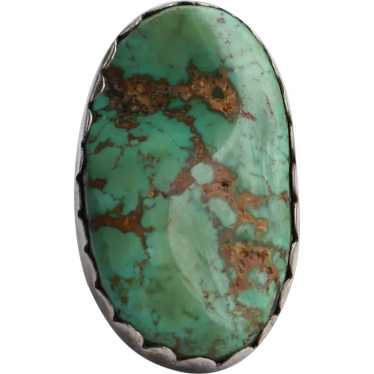 Vintage Navajo Cerrillos Turquoise Ring