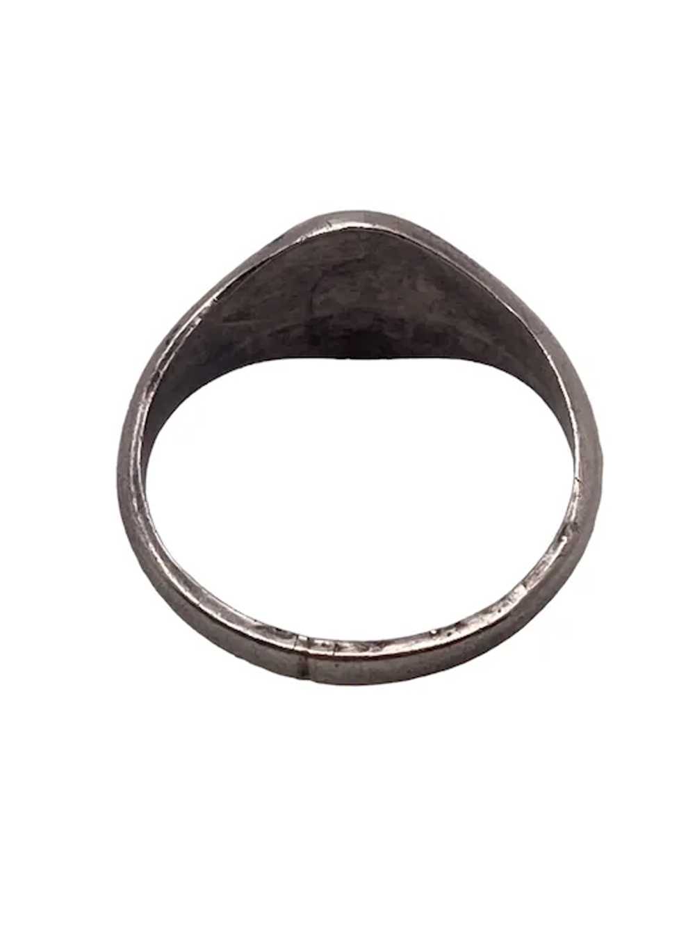 Joseph Esposito Small Sterling Silver Signet Ring - image 7