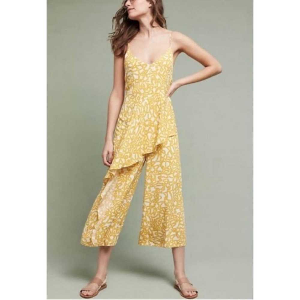 Maeve Anthropologie Abstract Printed Jumpsuit Siz… - image 2