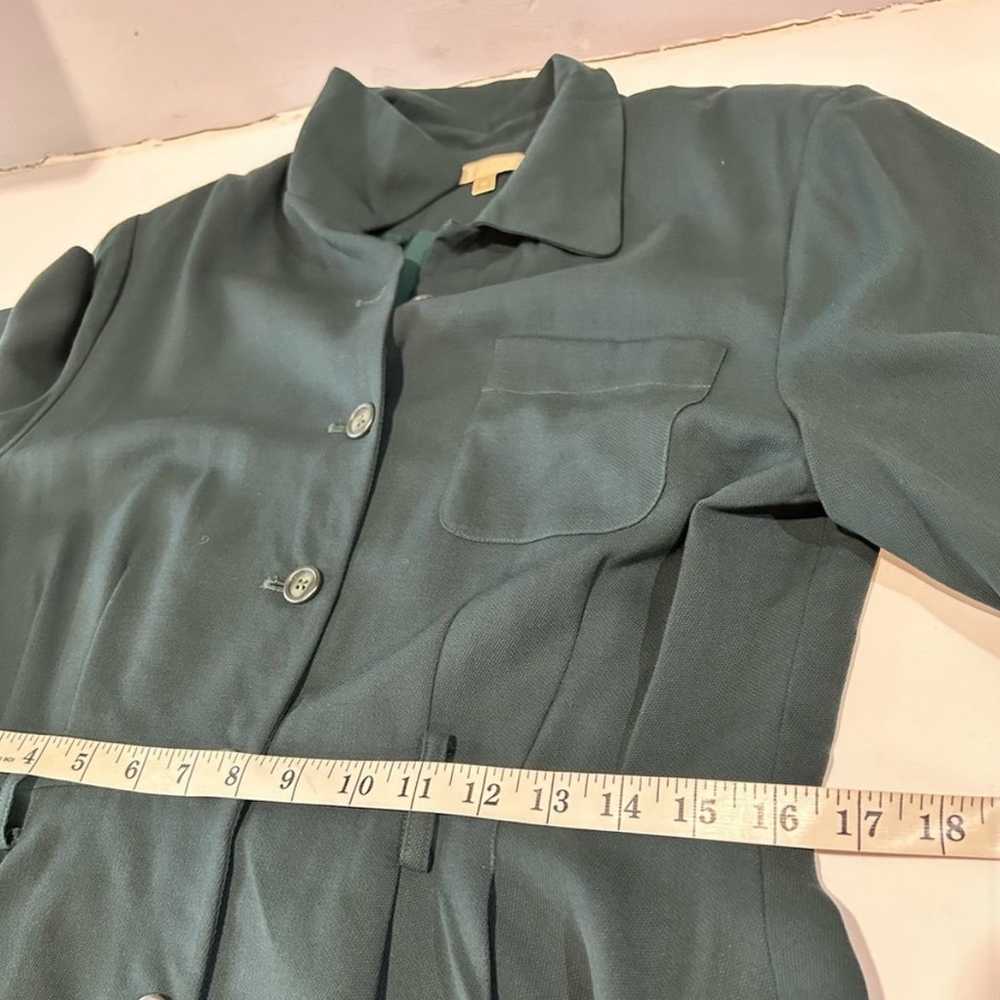 STUDIO 121 button half front long sleeve green 14 - image 10