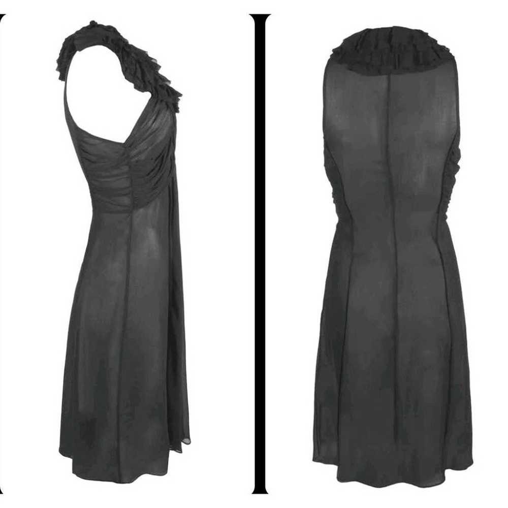 ALLSAINTS Florianna Silk Dress Ruffles Ruched She… - image 3
