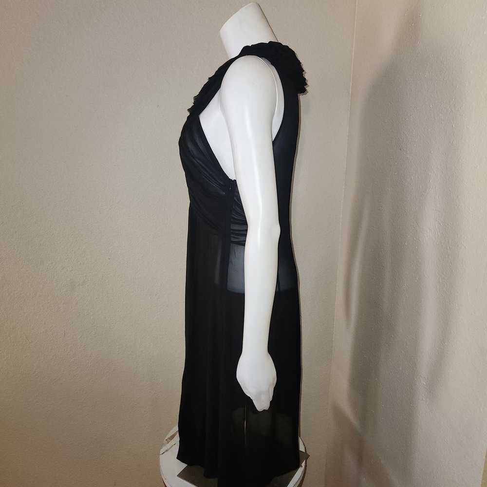 ALLSAINTS Florianna Silk Dress Ruffles Ruched She… - image 5