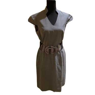 Antonio Melani ANIKA Belted Sheath Gray Dress, Sz… - image 1