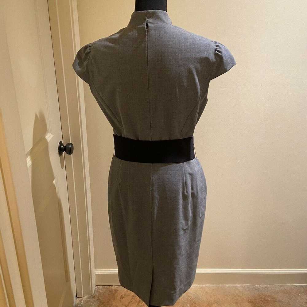 Antonio Melani ANIKA Belted Sheath Gray Dress, Sz… - image 6