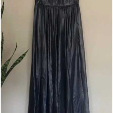 VERA WANG EVENING MAXI DRESS GOWN SIZE 4 GRAY / BL