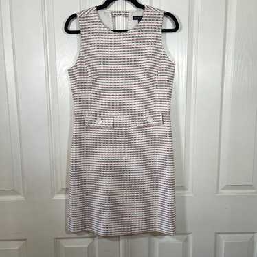 NWOT Brooks Brothers White Shift Dress Nautical R… - image 1