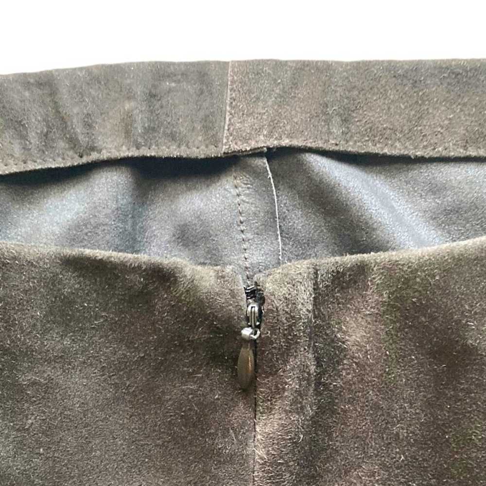 Tahari Dark Brown Soft 100% Leather Strapless Min… - image 6