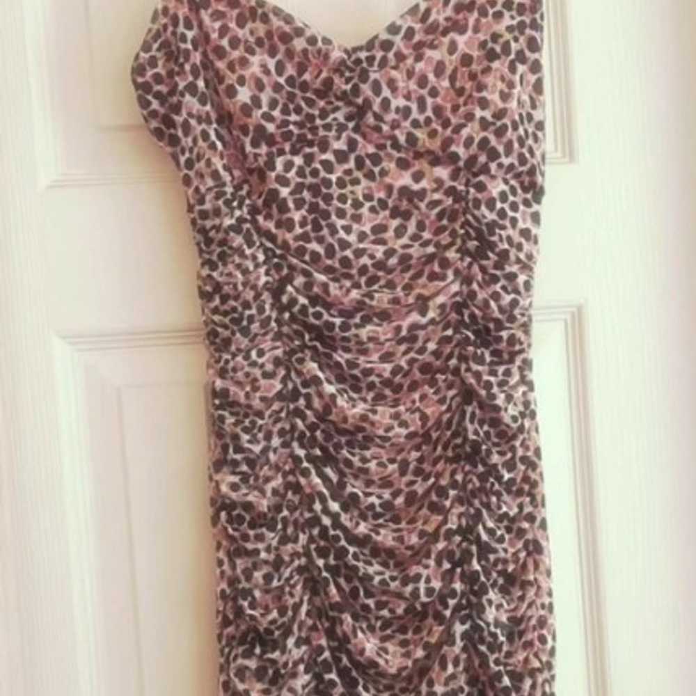 cheetah print dress - image 1