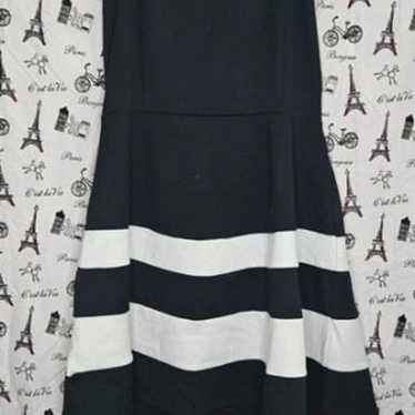 Cocktail Black and White Dress - image 1