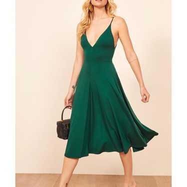 Reformation Emerald Green Strada Dress - image 1