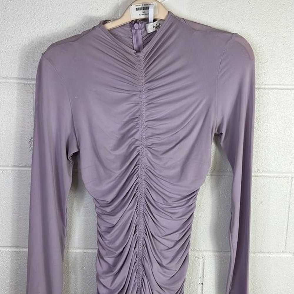 RTR A.L.C.Lilac Ansel Dress MIDI Sz s Long sleeve… - image 6