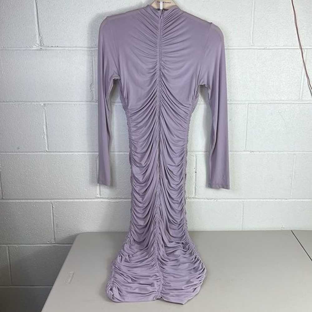 RTR A.L.C.Lilac Ansel Dress MIDI Sz s Long sleeve… - image 7