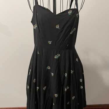 Black floral dress - image 1