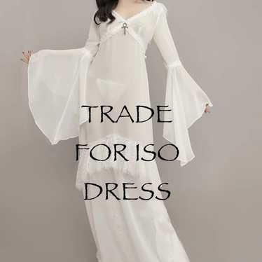 Out of Stock Widow End of Day Chiffon Maxi Dress - image 1