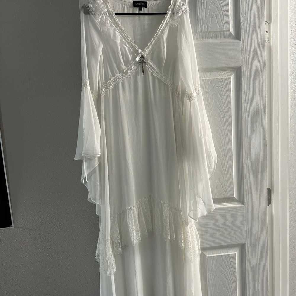 Out of Stock Widow End of Day Chiffon Maxi Dress - image 3