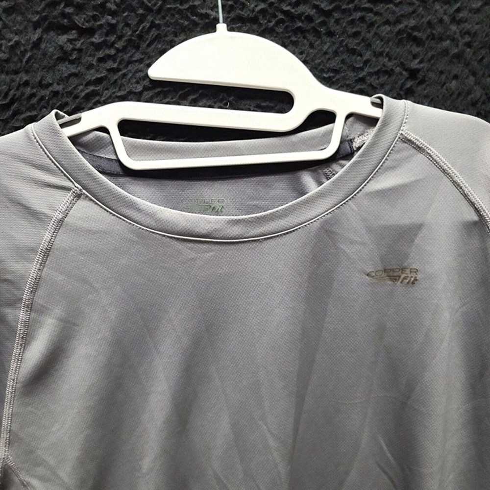 Copper Fit Men's T-Shirt Gray Size Large Tagless … - image 6