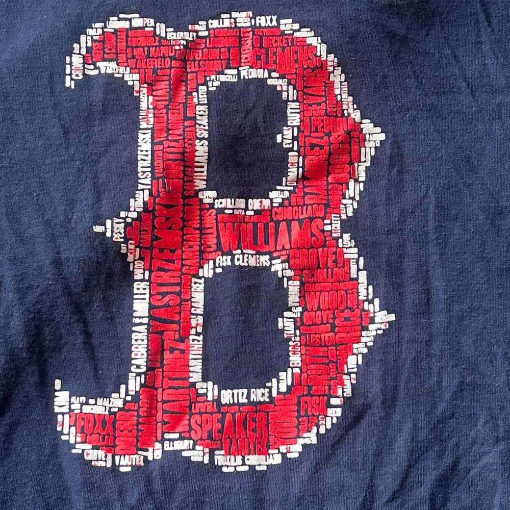 Boston Redsox with star players names in "B" T Sh… - image 3