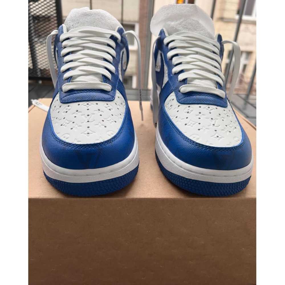 Louis Vuitton X Nike Leather low trainers - image 3