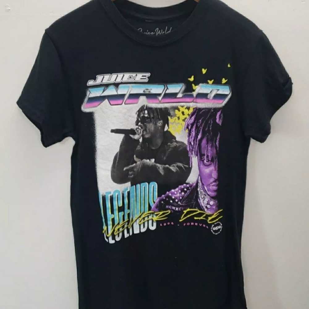 Juice Wrld T-shirt Mens Small Black "Legends Neve… - image 5