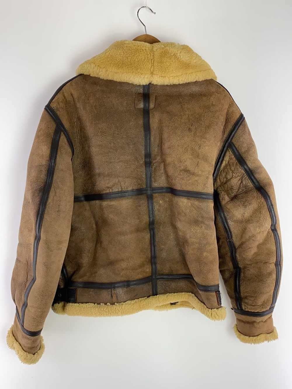 Used AVIREX Jacket/38/Sheep Leather/Brown/Plain/B… - image 2