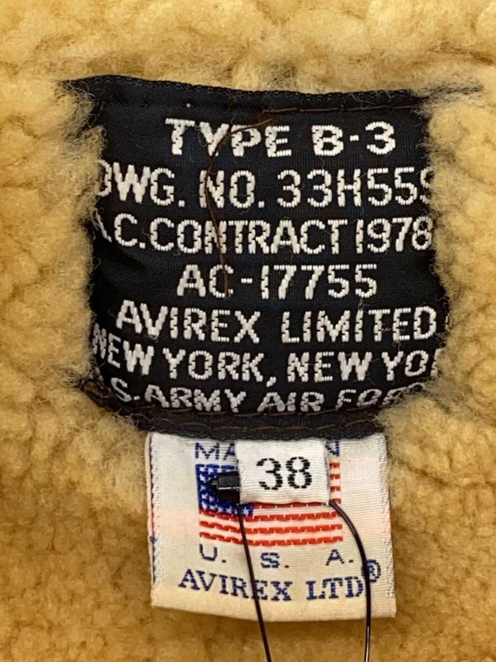 Used AVIREX Jacket/38/Sheep Leather/Brown/Plain/B… - image 3