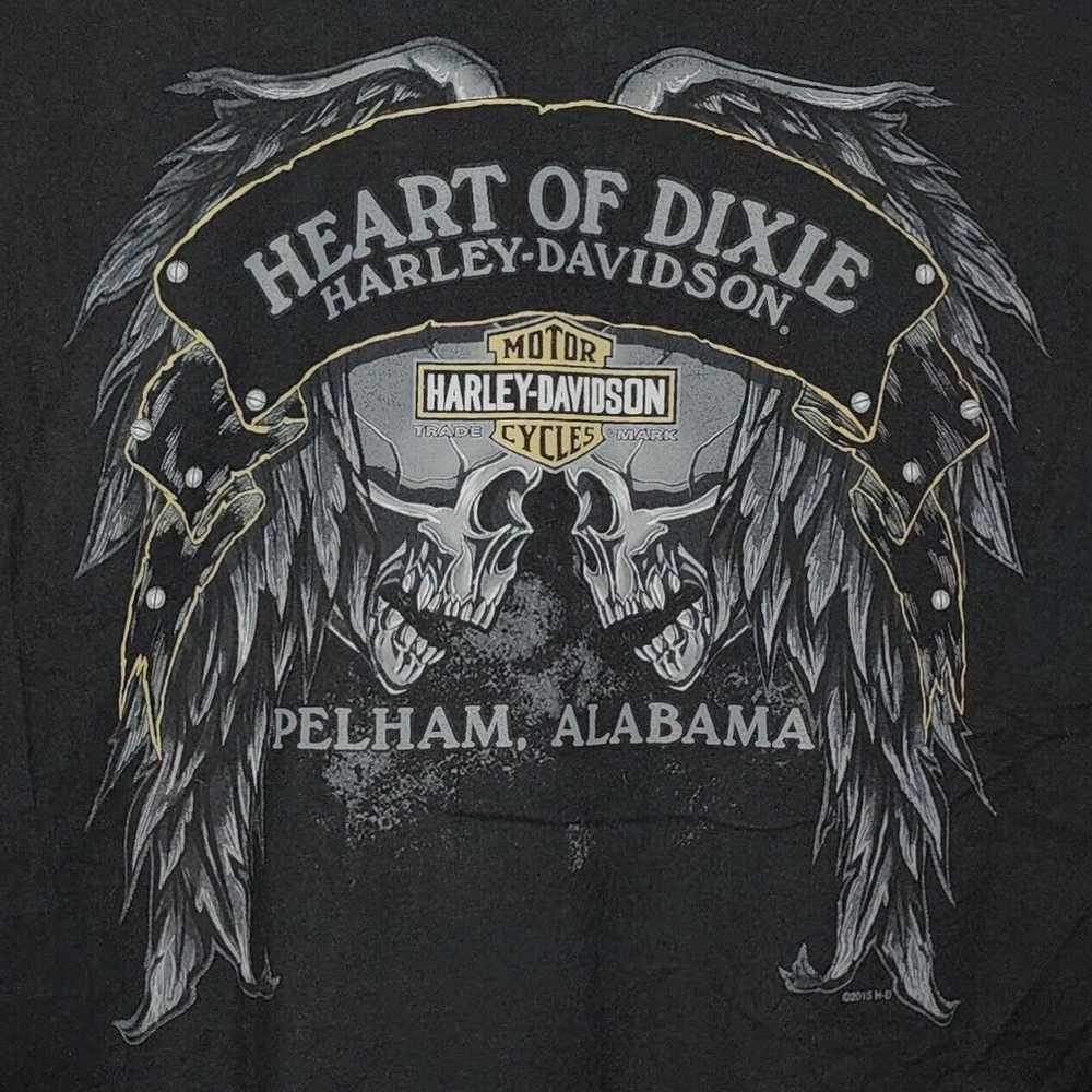 Harley Davidson Graphic T Shirt - Men's Large - P… - image 1