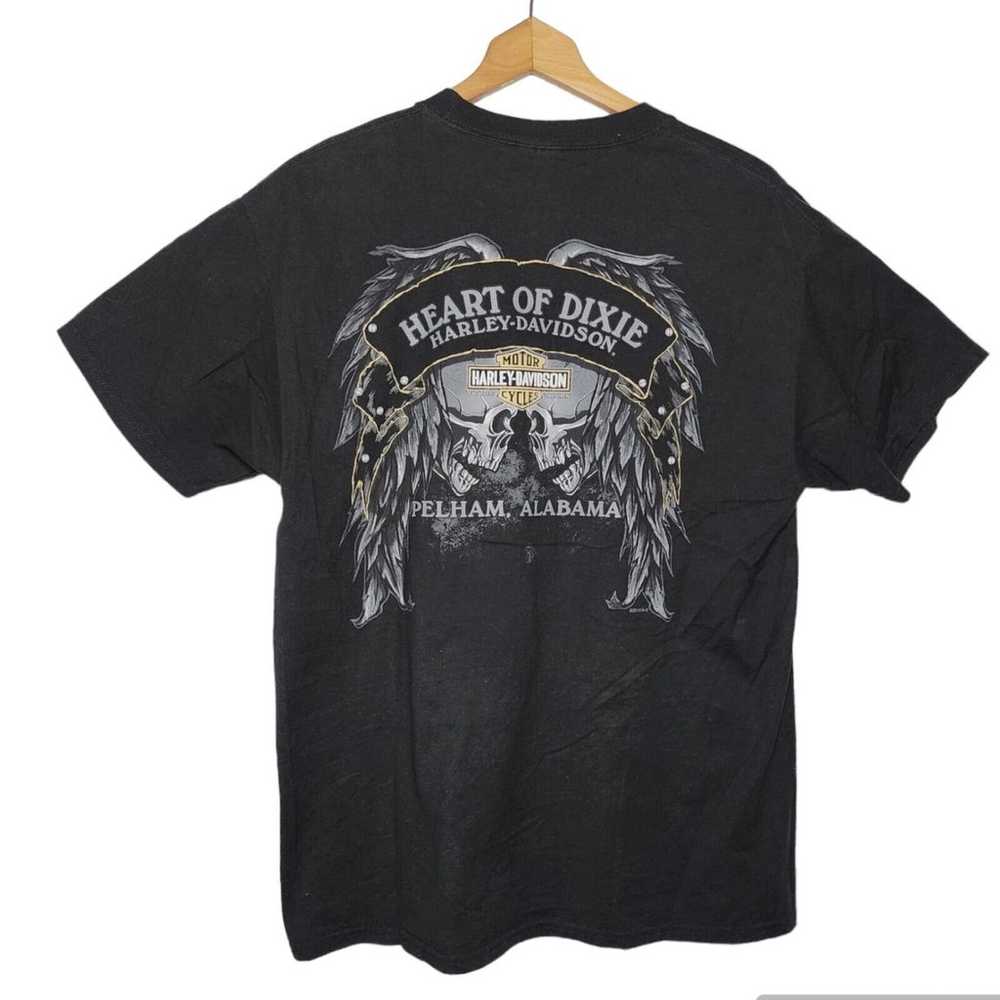 Harley Davidson Graphic T Shirt - Men's Large - P… - image 3