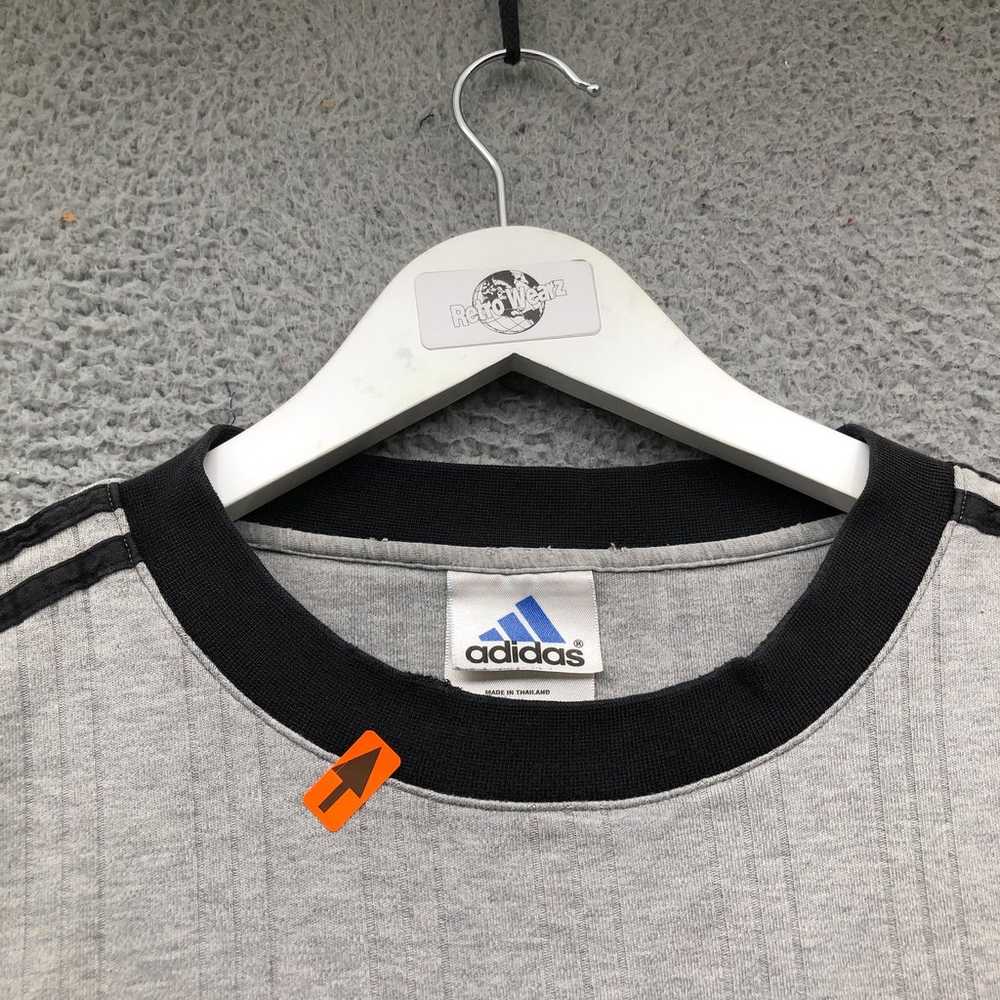 Vintage Adidas T-Shirt Men 2XL Short Sleeve Ringe… - image 4