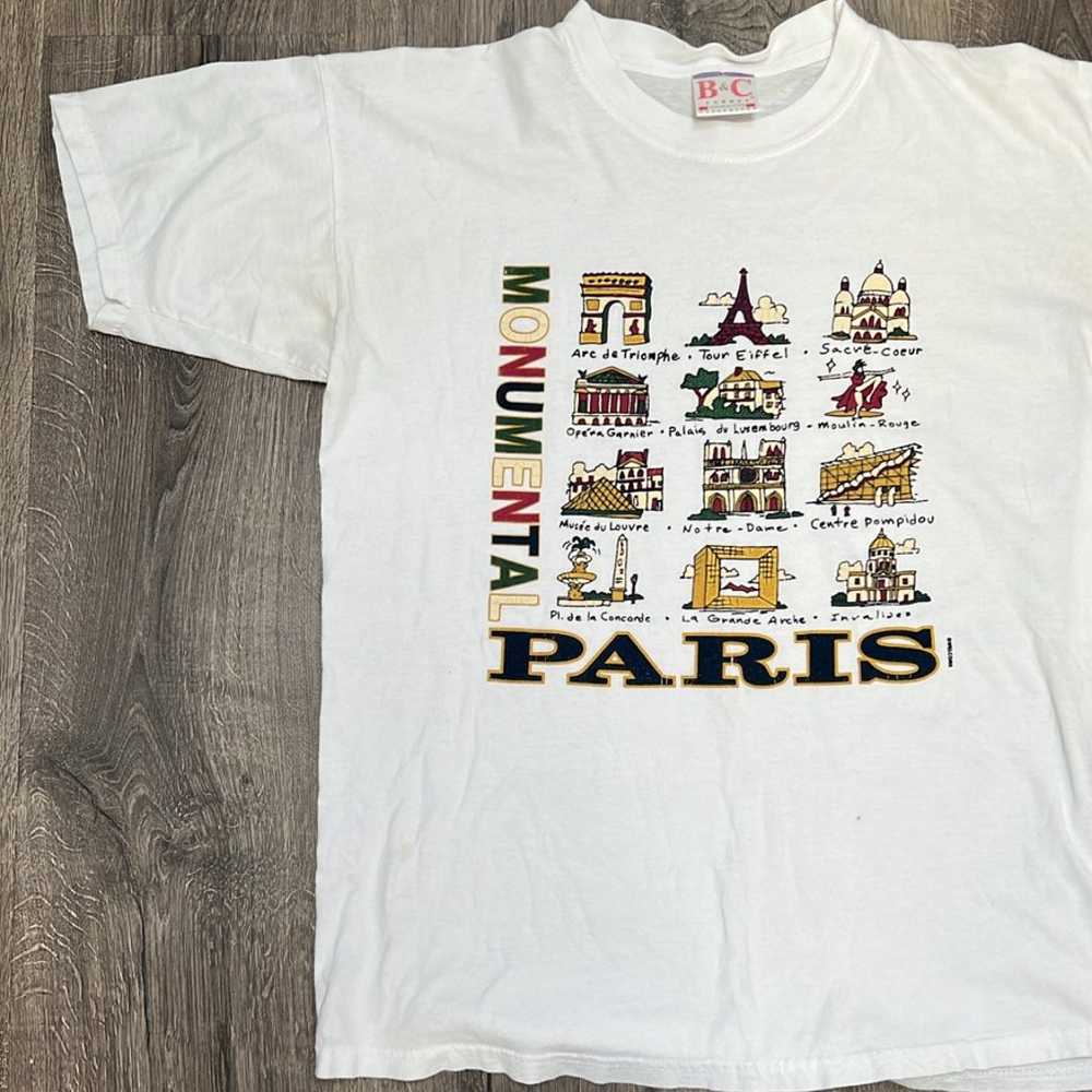 Vintage Paris France T-shirt - image 3