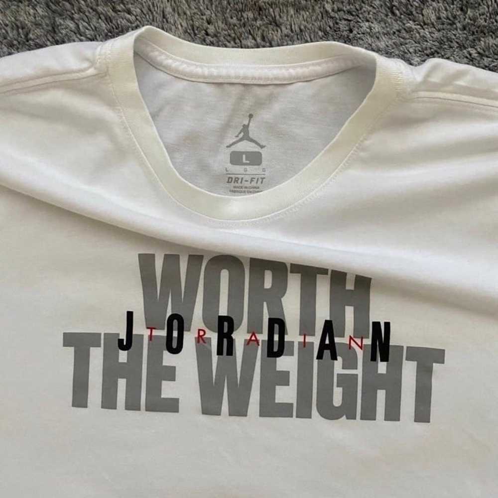 Men’s Jordan T-Shirt, Worth The Weight, DRI-FIT - image 2