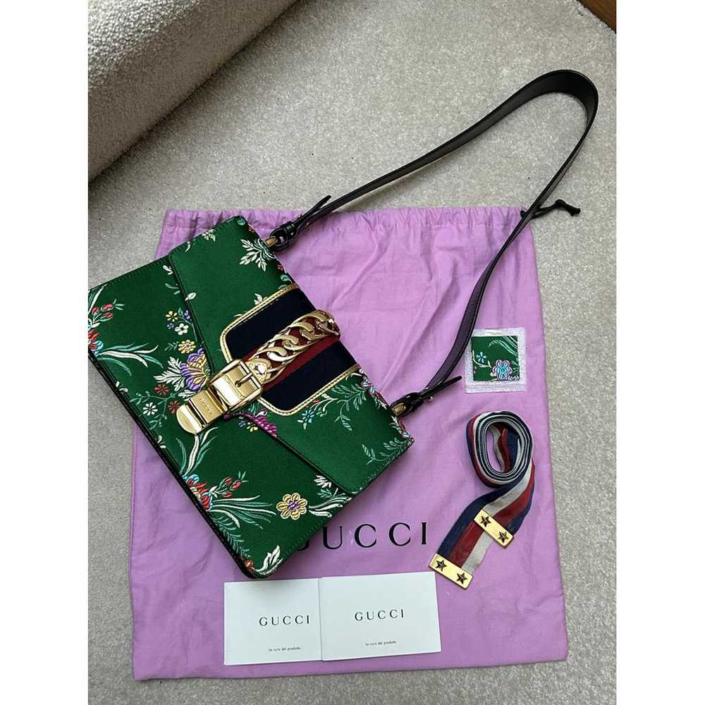 Gucci Sylvie silk handbag - image 2