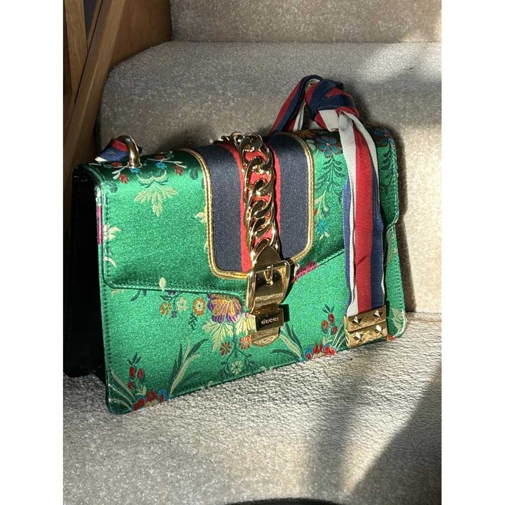 Gucci Sylvie silk handbag - image 4