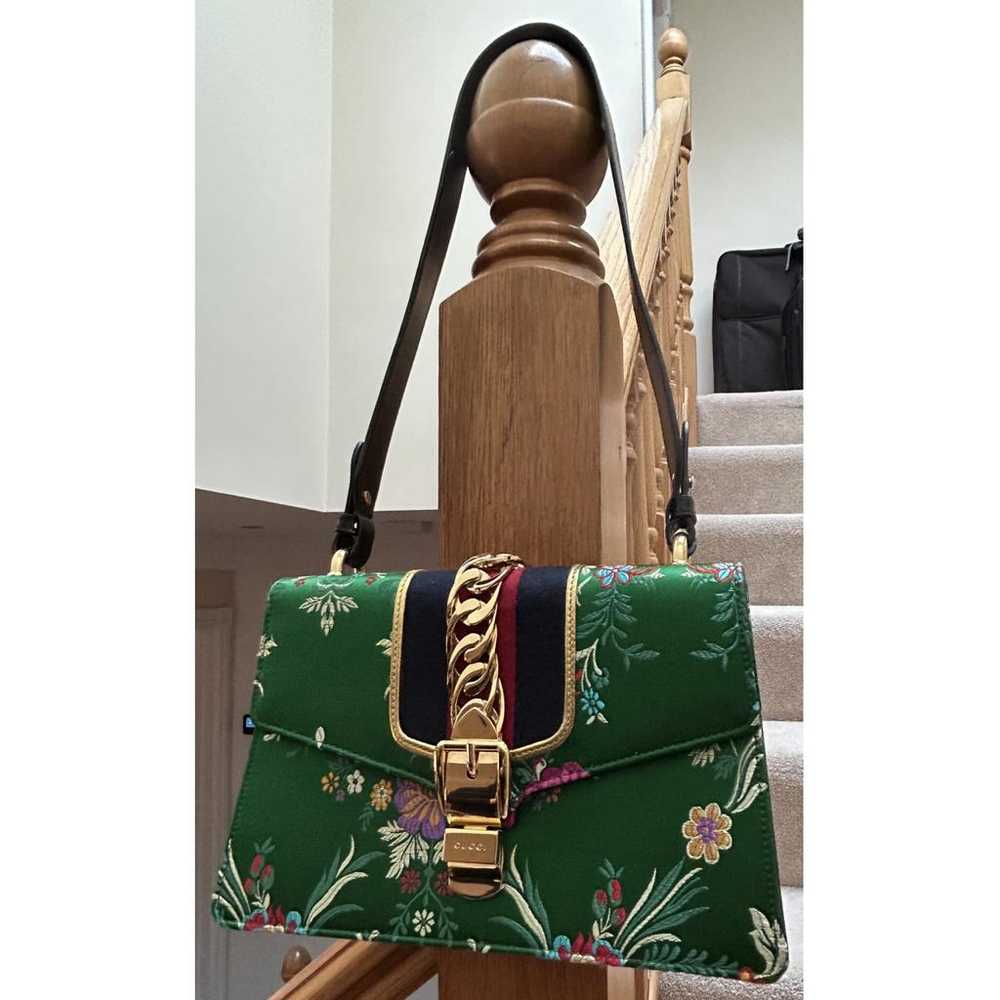 Gucci Sylvie silk handbag - image 7