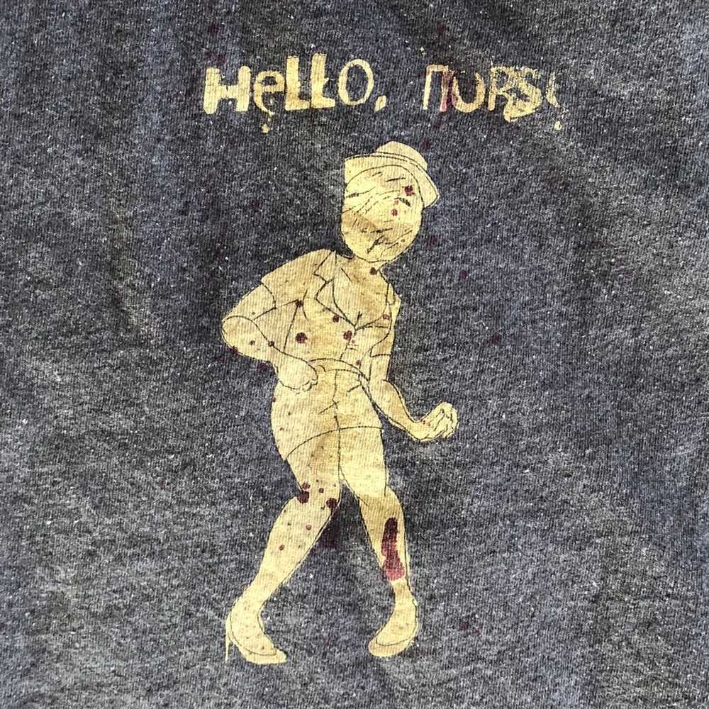 Silent Hill "Hello Nurse" Unisex Gray Recycled Co… - image 3