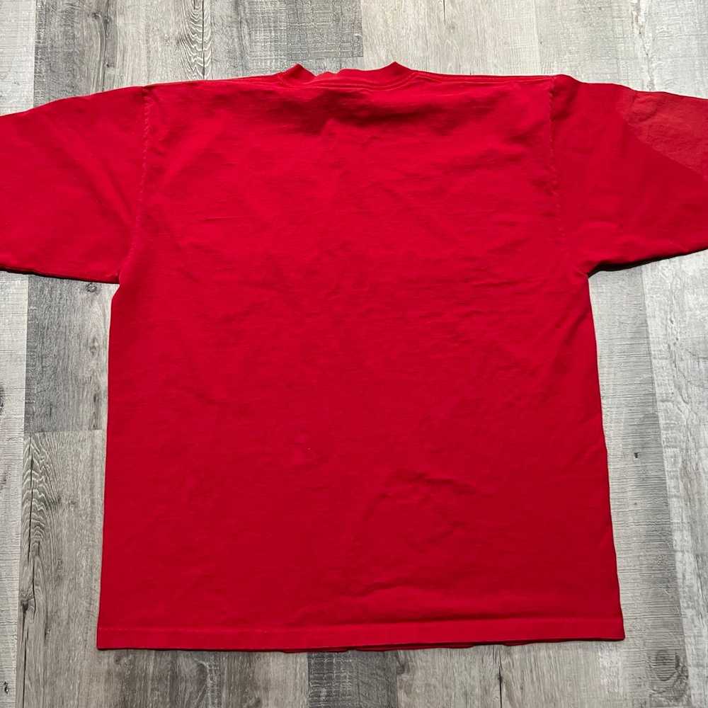 VTG Southpole Red Gel Graphic 90s Made in USA Hip… - image 3
