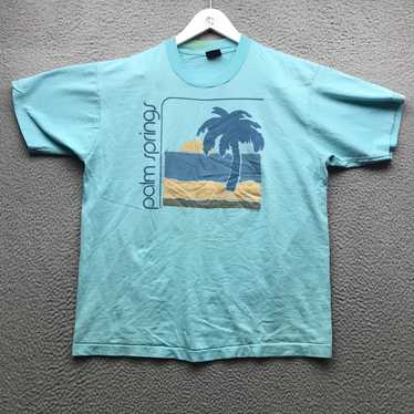 Vintage 80s Screen Stars Best Palm Springs T-Shir… - image 1