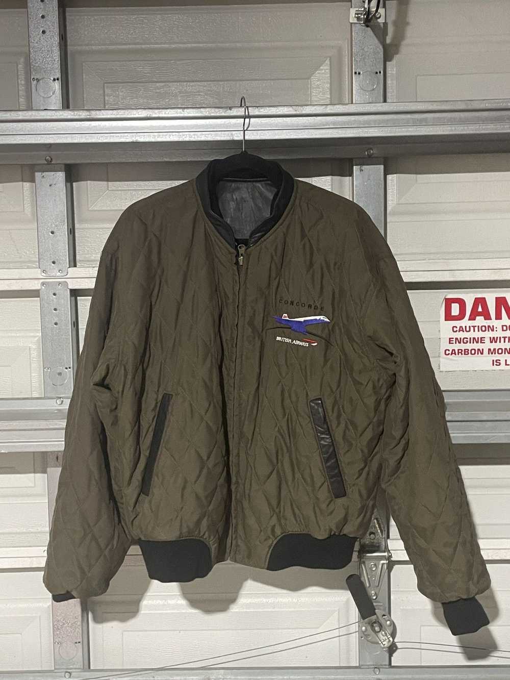 Vintage Vintage British airways 2 way bomber jack… - image 3