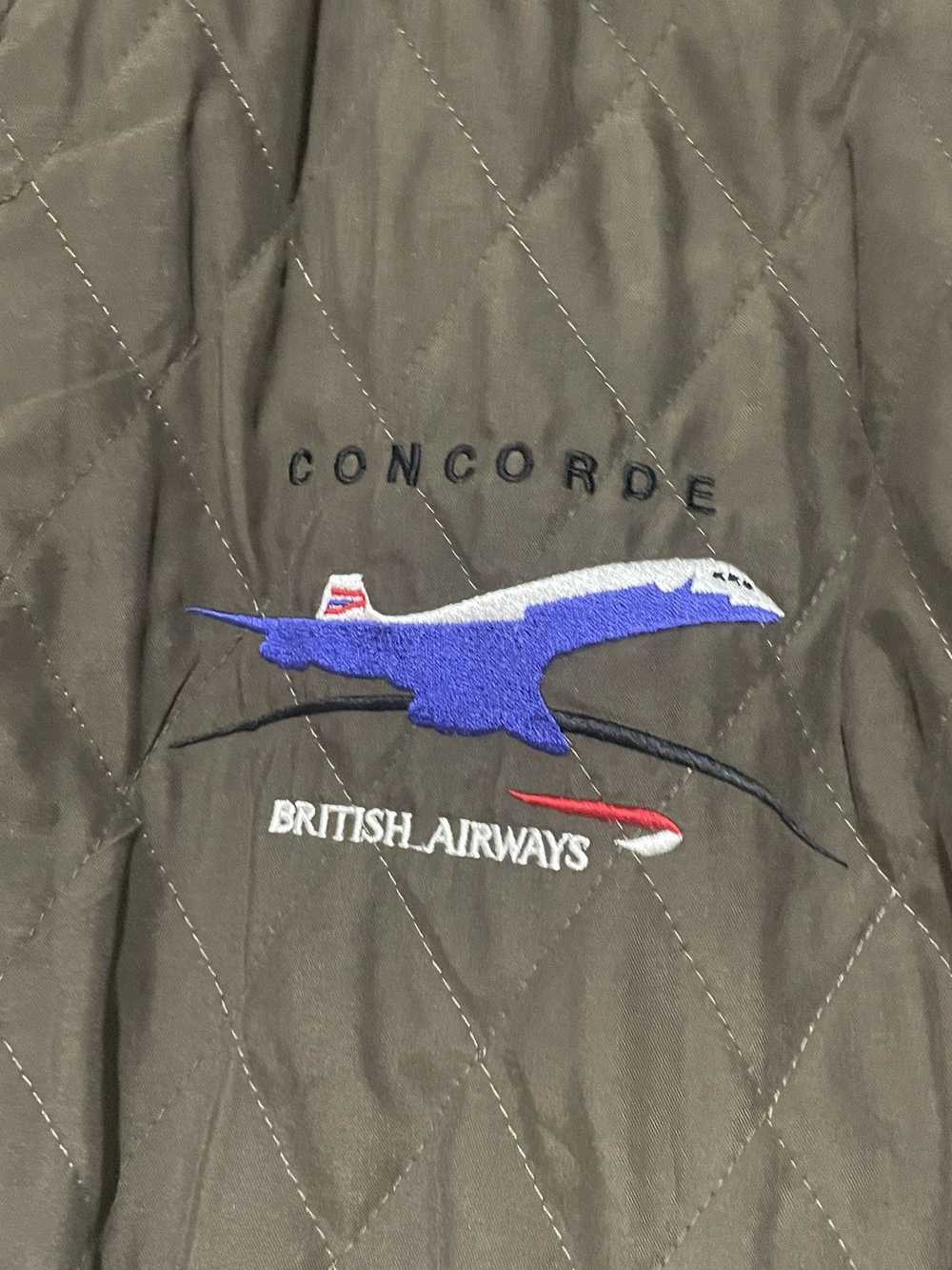 Vintage Vintage British airways 2 way bomber jack… - image 4