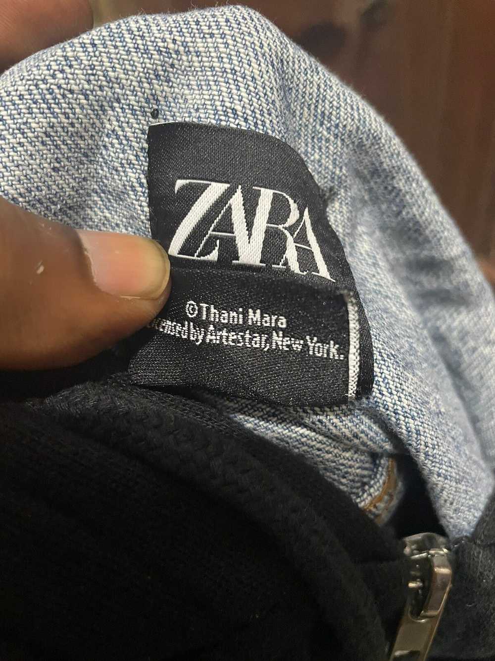Designer × Streetwear × Zara Rare Zara Graphic Ca… - image 7