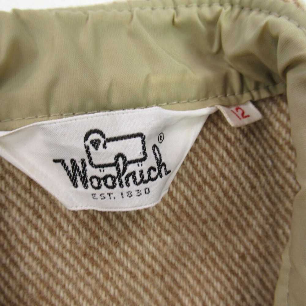 Vintage Woolrich Shirt Womens 12 Long Sleeve Brow… - image 3
