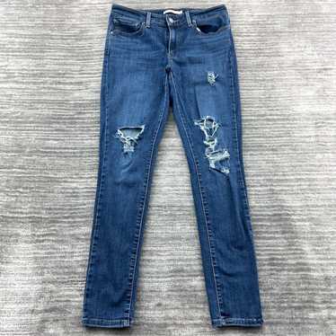 Levi's Levis 711 Jeans Size 30 W30 L30 Womens Ski… - image 1