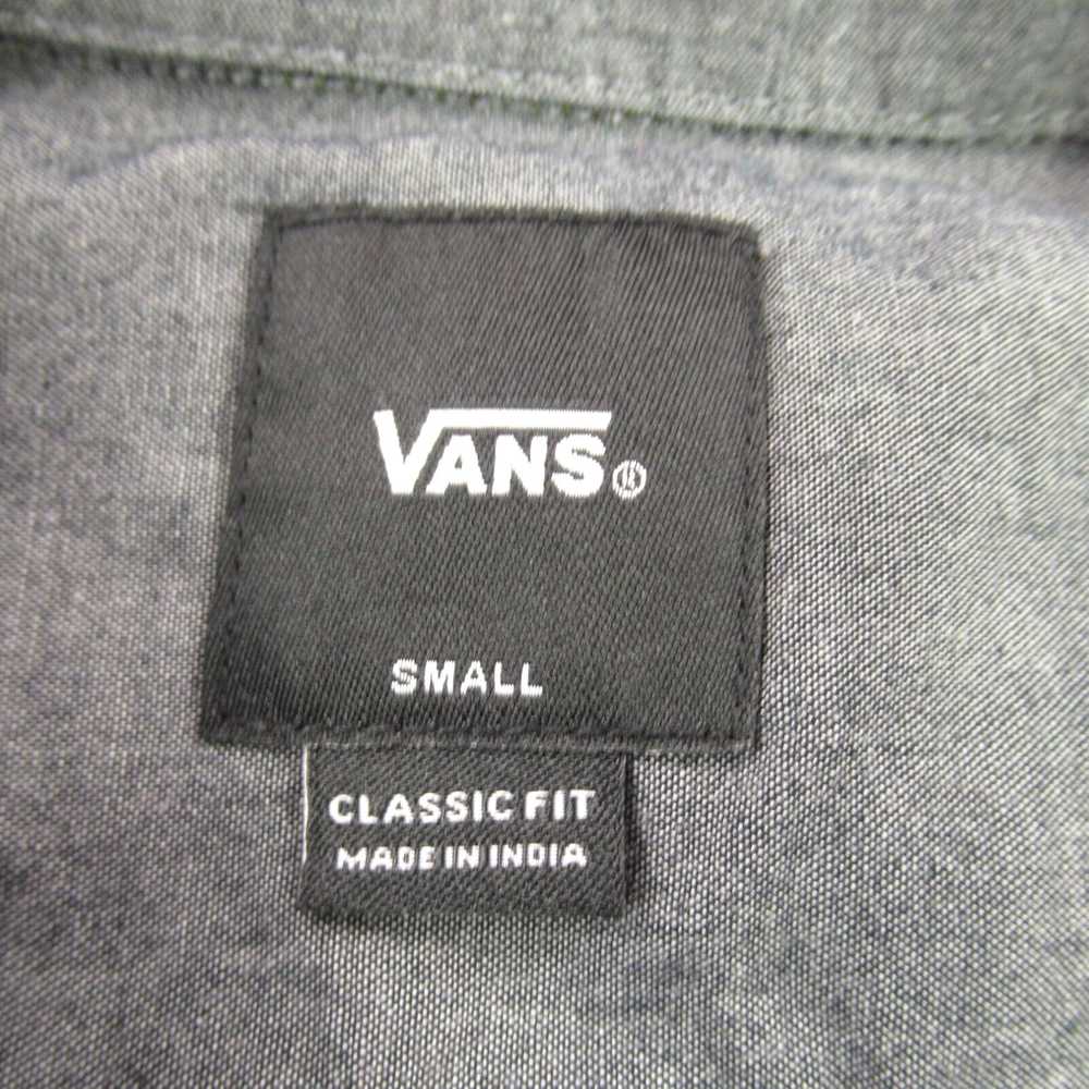 Vans Vans Shirt Mens Small Long Sleeve Button Fro… - image 3