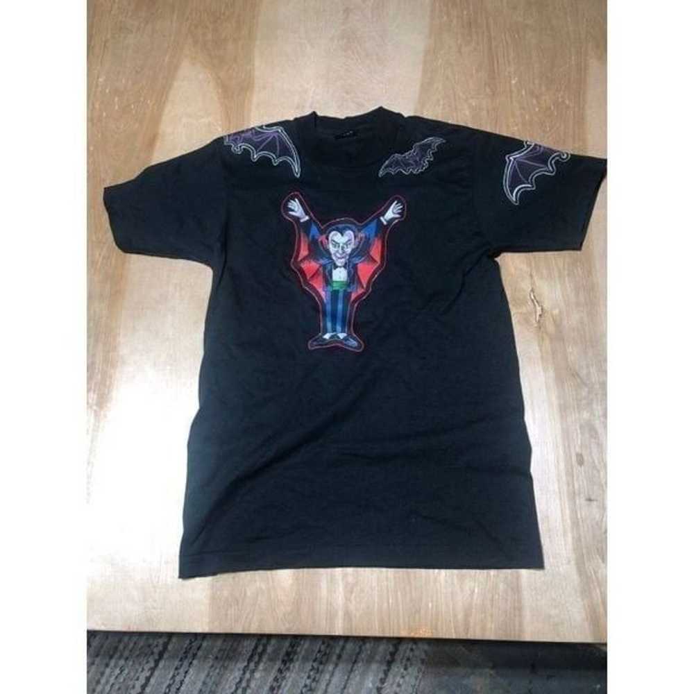 Vintage 80’s 90’s Vampire T Shirt Dracula Sz Medi… - image 1