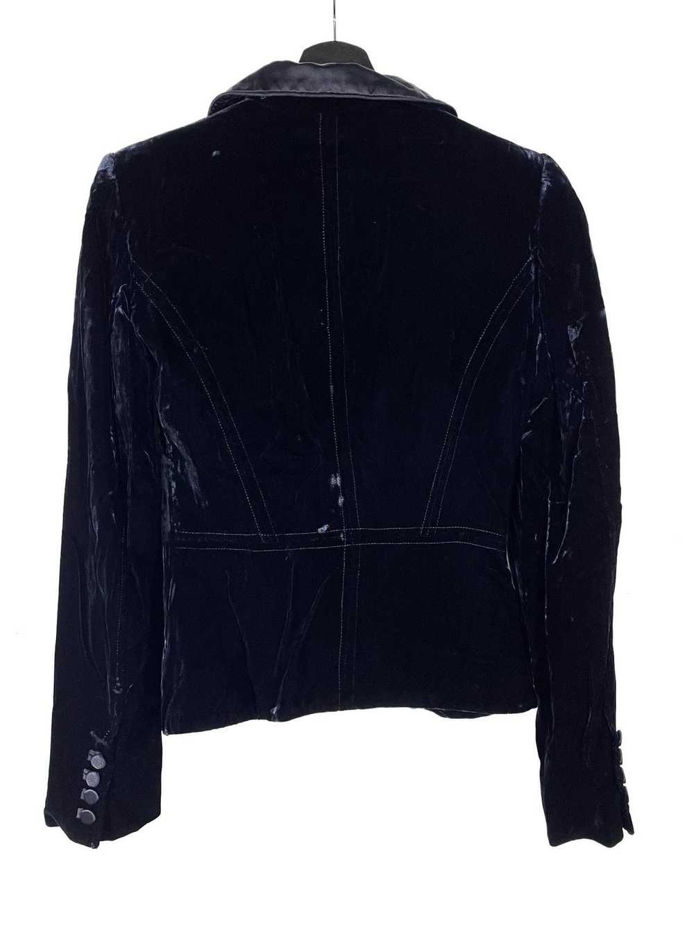 Gucci Gucci Velour Blue Blazer Jacket Women Italy… - image 7