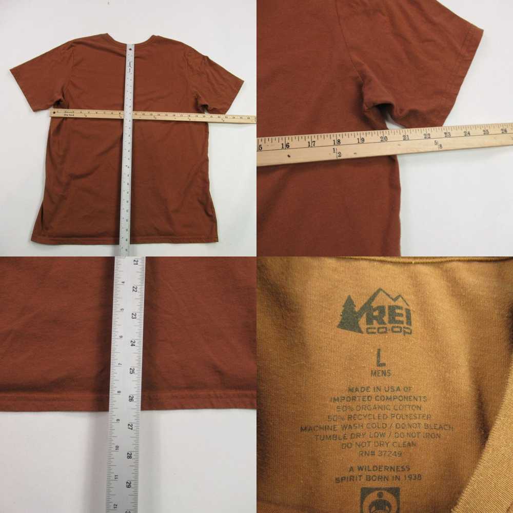Vintage REI Shirt Mens Large Short Sleeve Crew Ne… - image 4